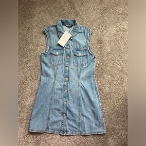 Brand new denim dress